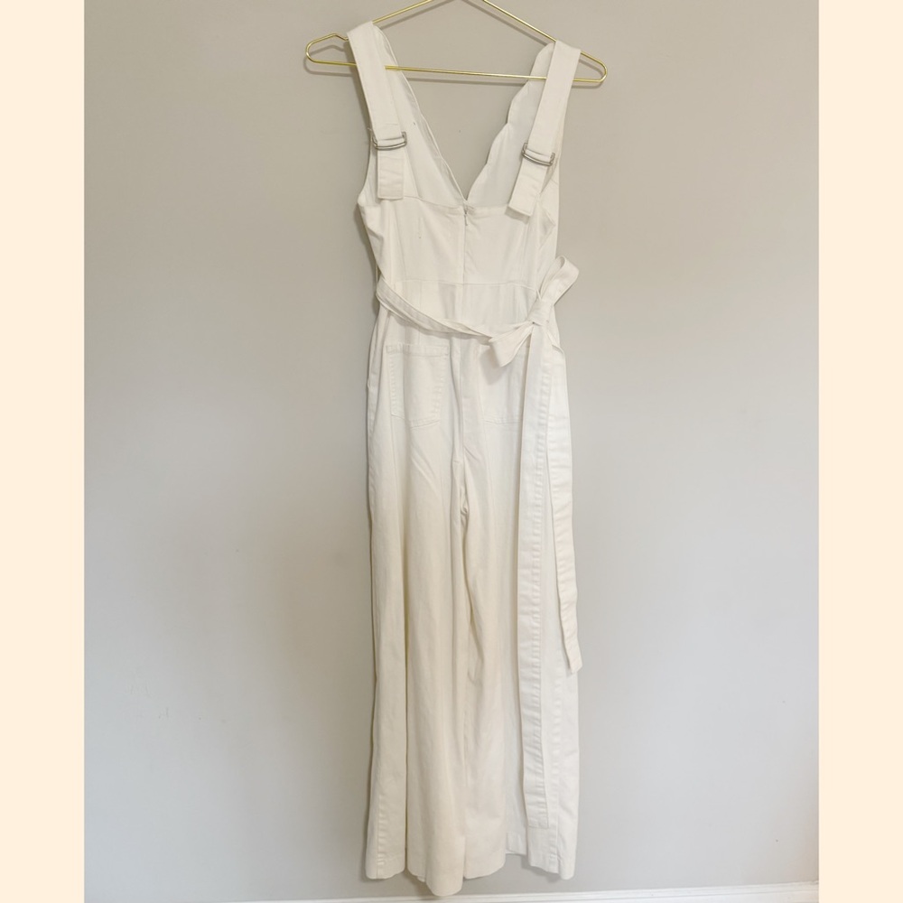 Anthropologie - Elegant White Jumpsuit - Picture 8 of 11